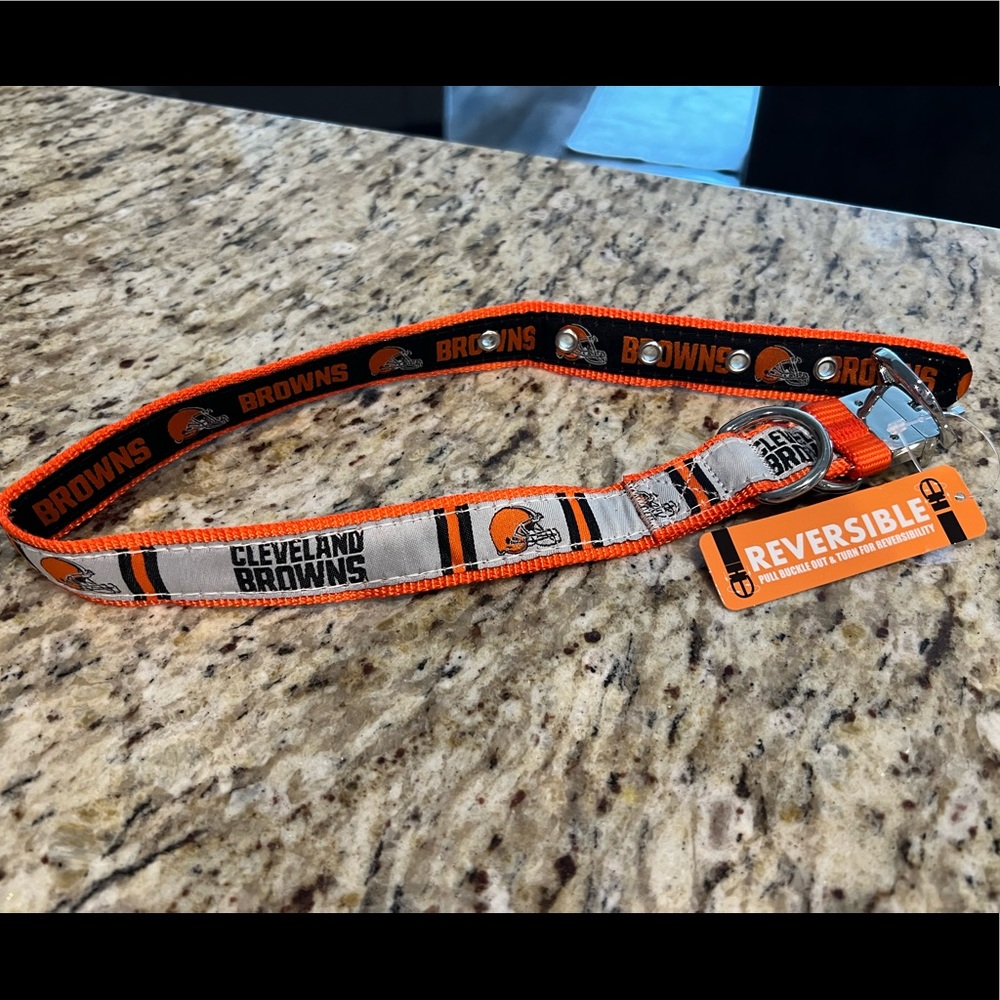 Cleveland Browns dog collar